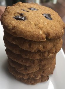 Keto Oaty Choc Chip Cookies